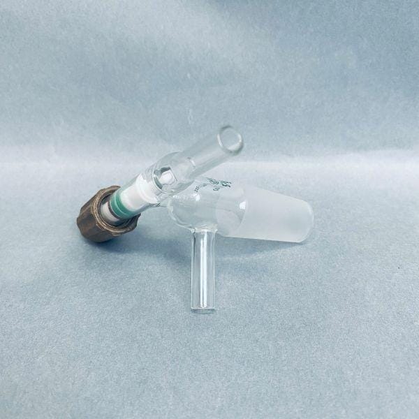 Chemglass Flow Control Adapter 24/40 Standard Taper Joint Jointed Glassware Chemglass