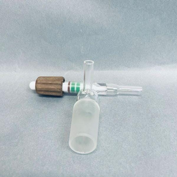 Chemglass Flow Control Adapter 24/40 Standard Taper Joint Jointed Glassware Chemglass