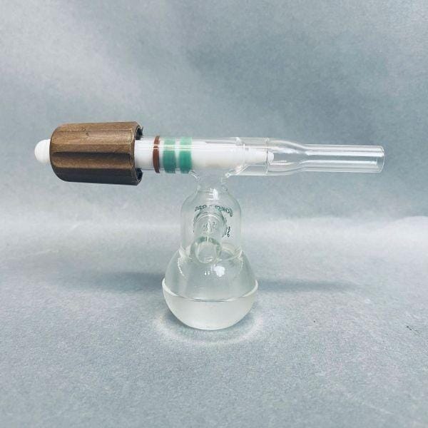 Chemglass Flow Control Adapter 35/20 Ball Joint with Metering Plug Jointed Glassware Chemglass