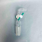 Chemglass Flow Control Adapter 90 Degrees 24/40 Lower PTFE Stopcock Jointed Glassware Chemglass
