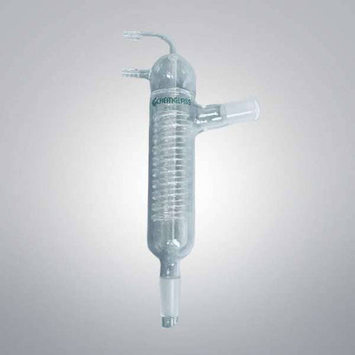 Chemglass Friedrichs Condenser 330 mm Length and 24/40 Inner Joint Glassware Chemglass