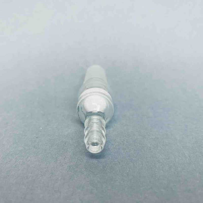 Chemglass Fritted Disc Inlet Adapter 14/20 Joint 65 mm Height Lot of 2 Adapters Glassware Chemglass