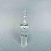 Chemglass Fritted Disc Inlet Adapter 14/20 Joint 65 mm Height Lot of 2 Adapters Glassware Chemglass