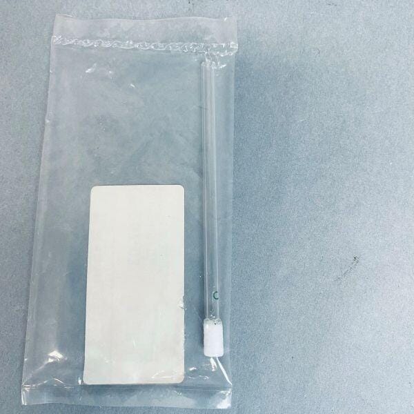 Chemglass Gas Dispersion Tube Micro Coarse Porosity Lot of 2 Tubes Glassware Chemglass