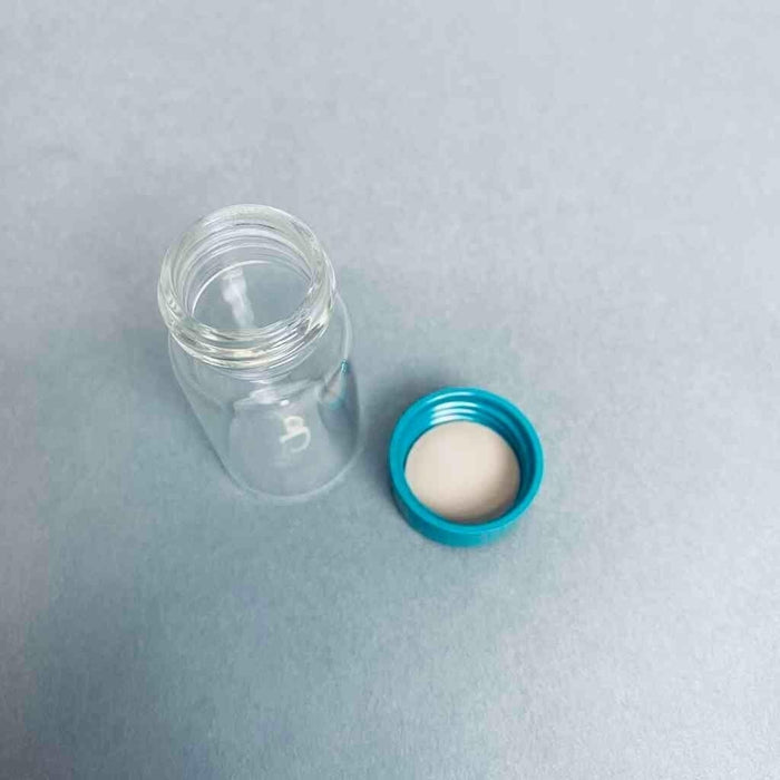 Chemglass Glass Sample Vial 20 ml Screw Cap Case of 72 Vials Vials Chemglass