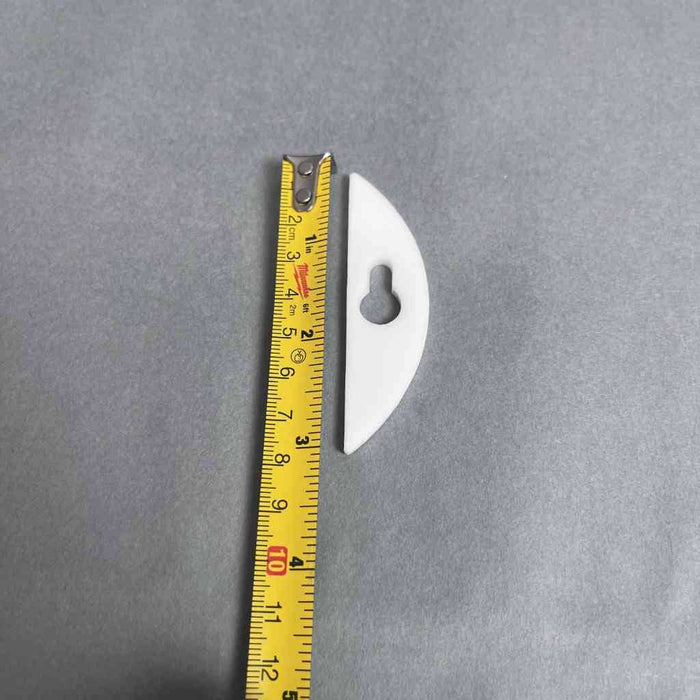 Chemglass Glass Stirring Shaft Button Style Polished 10 mm Diameter Glassware Chemglass