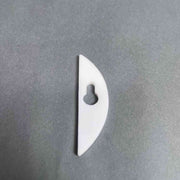 Chemglass Glass Stirring Shaft Button Style Polished 10 mm Diameter Glassware Chemglass