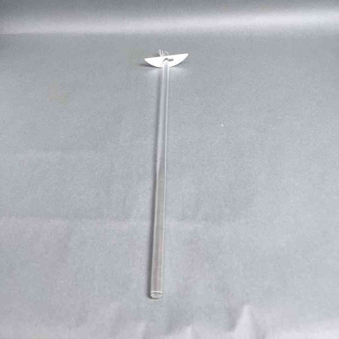 Chemglass Glass Stirring Shaft Button Style Polished 10 mm Diameter Glassware Chemglass