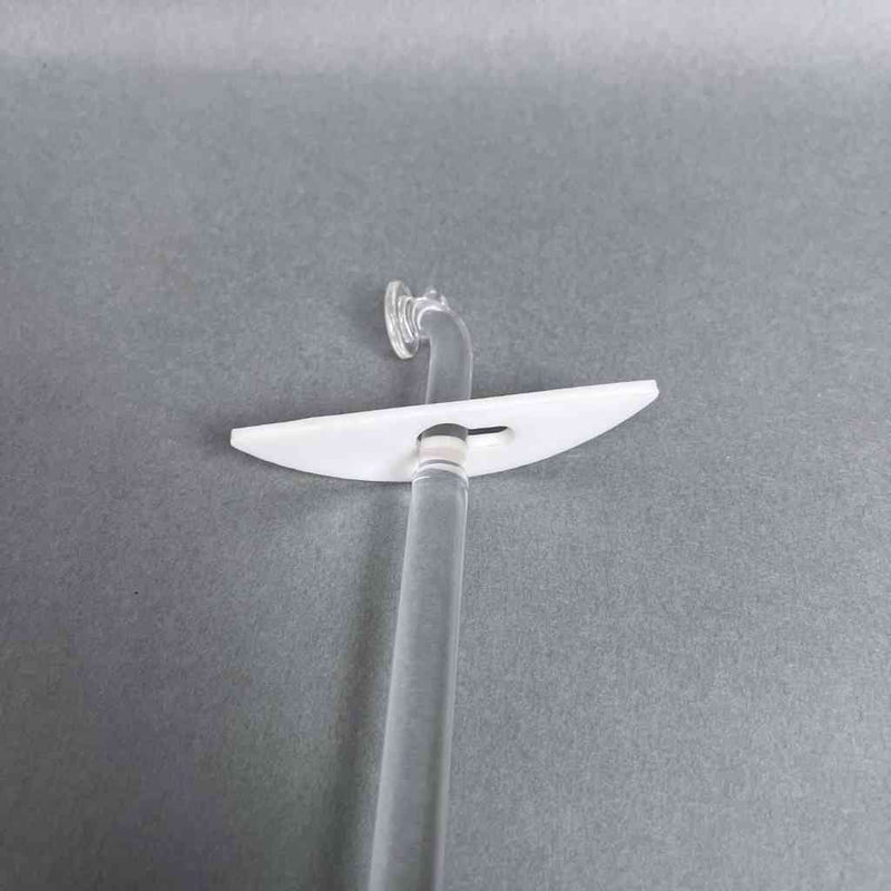 Chemglass Glass Stirring Shaft Button Style Polished 10 mm Diameter Glassware Chemglass