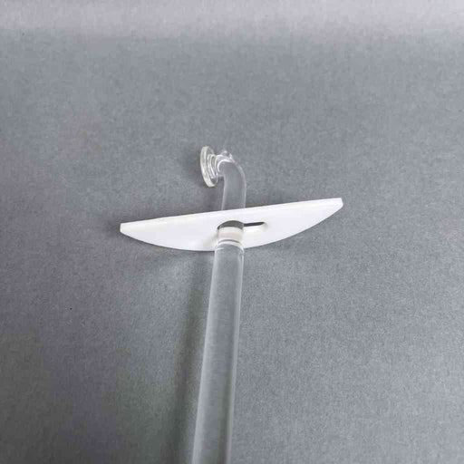 Chemglass Glass Stirring Shaft Button Style Polished 10 mm Diameter Glassware Chemglass