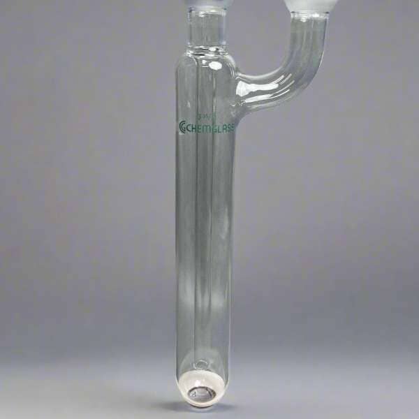 Chemglass Glass Vacuum Trap 50 x 360mm Spherical Joints Glassware Chemglass