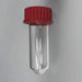 Chemglass Glass Vial 50 ml GL-32 Open Cap with Septa 4 Vials Vials Chemglass
