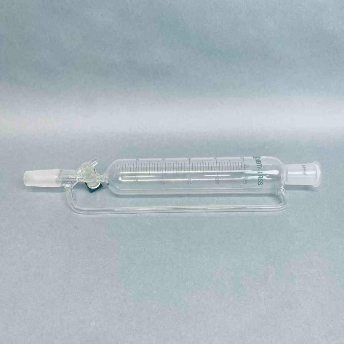 Chemglass Graduated Addition Funnel 250ml Glass Stopcock Jointed Glassware Chemglass