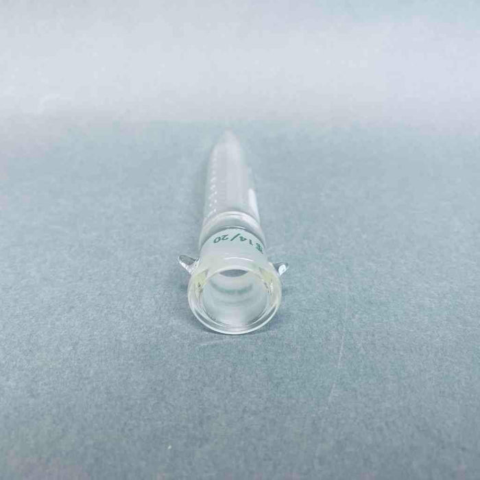Chemglass Graduated Distilling Receiver Tube 12ml 14/20 Joint with Hooks 2 Tubes Jointed Glassware Chemglass
