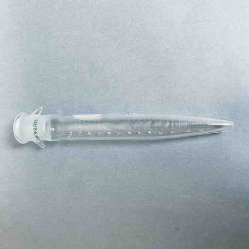 Chemglass Graduated Distilling Receiver Tube 12ml 14/20 Joint with Hooks 2 Tubes Jointed Glassware Chemglass