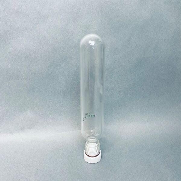 Chemglass Heavy Wall Pressure Vessel 120 ml 38 mm OD 215 mm Length Size 15 Glassware Chemglass