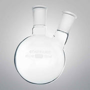 Chemglass Heavy Wall Round Bottom Flask 2 Neck 14/20 15 ml - Lot of 2 Flasks Jointed Glassware Chemglass