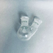 Chemglass Heavy Wall Round Bottom Flask 2 Neck 14/20 15 ml - Lot of 2 Flasks Jointed Glassware Chemglass