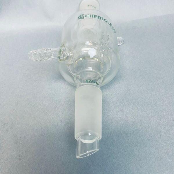 Chemglass High Efficiency Reflux Condenser 24/40 Joint 225 x 65 mm Glassware Chemglass