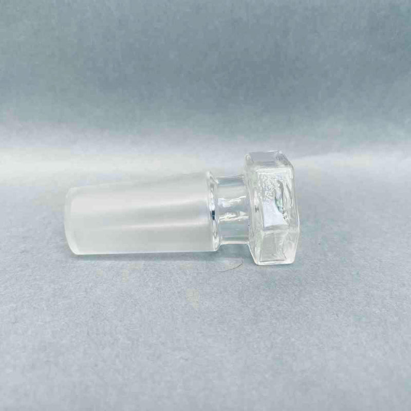 Chemglass Hollow Hex Head Glass Stopper 24/40 Lot of 4 Stoppers Jointed Glassware Chemglass
