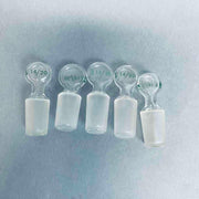 Chemglass Hollow Pennyhead Stopper 14/20 Inner Joint Lot of 5 Stoppers Jointed Glassware Chemglass