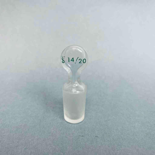 Chemglass Hollow Pennyhead Stopper 14/20 Inner Joint Lot of 5 Stoppers Jointed Glassware Chemglass