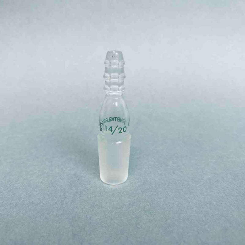 Chemglass Inlet Adapter 14/20 Inner Joint to Hose Barb Lot of 3 Adapters Jointed Glassware Chemglass