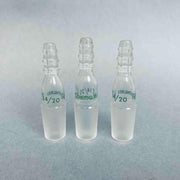 Chemglass Inlet Adapter 14/20 Inner Joint to Hose Barb Lot of 3 Adapters Jointed Glassware Chemglass