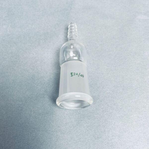 Chemglass Inlet Adapter 24/40 Outer Joint 95 mm Height Total of 2 Adapters Other Chemglass