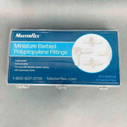 Chemglass Miniature Barbed Polypropylene Fittings Kit Includes Straight, Elbow, Tee, and Reducing Fittings 240 Pieces Other Fittings & Adapters Chemglass