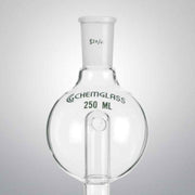 Chemglass Modified Rotary Evaporator Bump Trap 250 ml 24/40 Upper 29/26 Lower Jointed Glassware Chemglass