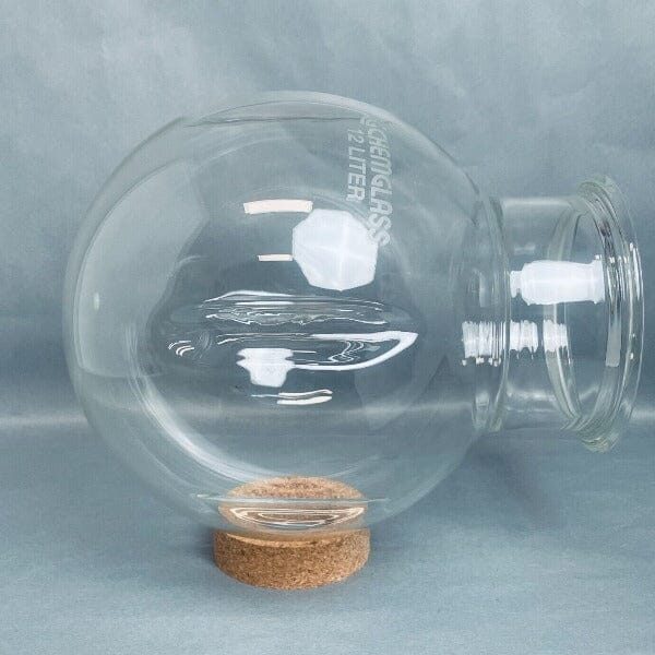 Chemglass Morton Reaction Vessel 12 L Spherical with 150 mm Shott O-ring Flange Glassware Chemglass