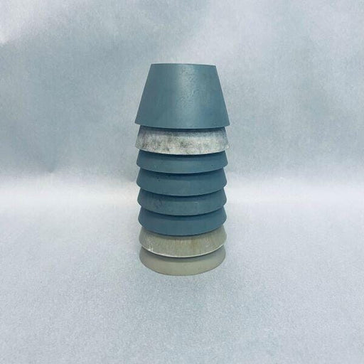 Chemglass Neoprene Vacuum Filter Adapter Size 6 Total of 8 Adapters Filters Chemglass