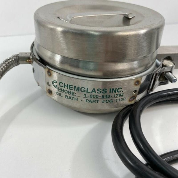 Chemglass Oil Bath CG-1100 Stainless Steel 350 ml with Cord Chemglass