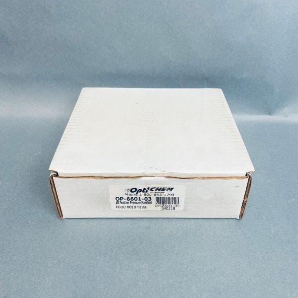 Chemglass OptiChem Pressure Manifold 15 Position with 2 Cartridge Holders Other Valves & Manifolds Chemglass