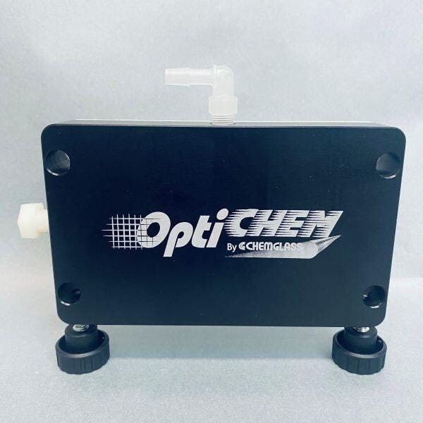 Chemglass OptiChem Pressure Manifold 24 Position with 2 Cartridge Holders Sanitary Fittings Chemglass