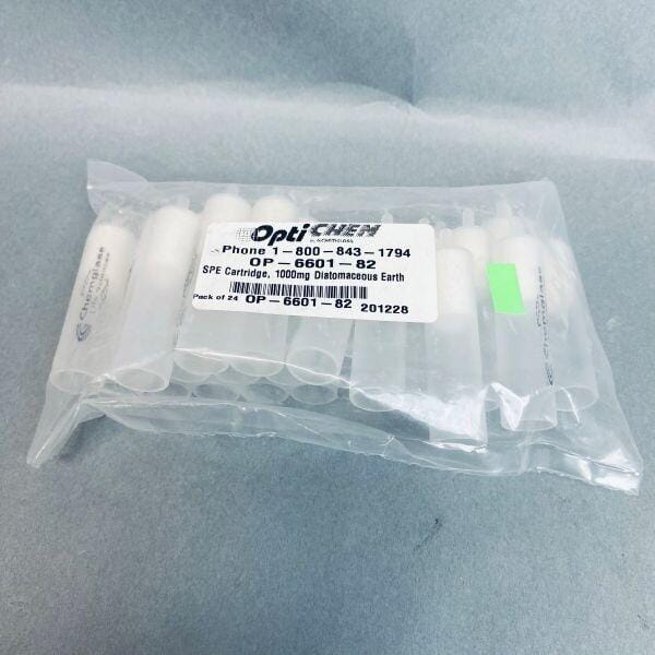 Chemglass OptiChem SPE Cartridge 1000 mg Diatomaceous Earth Pack of 24 Cartridges Chromatography Columns & Reservoirs Chemglass