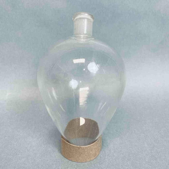 Chemglass Pear Shaped Boiling Flask 250 ml 14/20 Joint Lot of 2 Flasks Jointed Glassware Chemglass