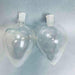 Chemglass Pear Shaped Boiling Flask 250 ml 14/20 Joint Lot of 2 Flasks Jointed Glassware Chemglass