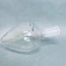 Chemglass Pear Shaped Boiling Flask 250 ml 24/40 Joint Jointed Glassware Chemglass