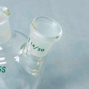 Chemglass Pear Shaped Flask 100 ml Heavy Wall 2-Neck CN-14/20 SN-14/20 - Lot of 4 Flasks Jointed Glassware Chemglass