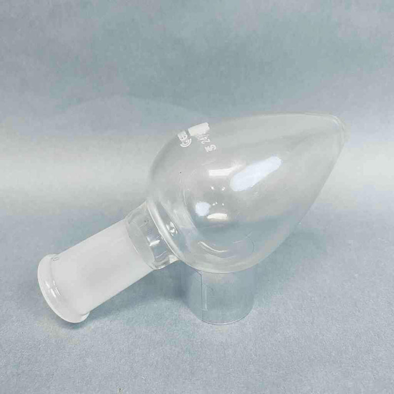 Chemglass Pear Shaped Flask 100 ml Heavy Wall 24/40 Outer Joint Lot of 3 Flasks Lab Flasks Chemglass