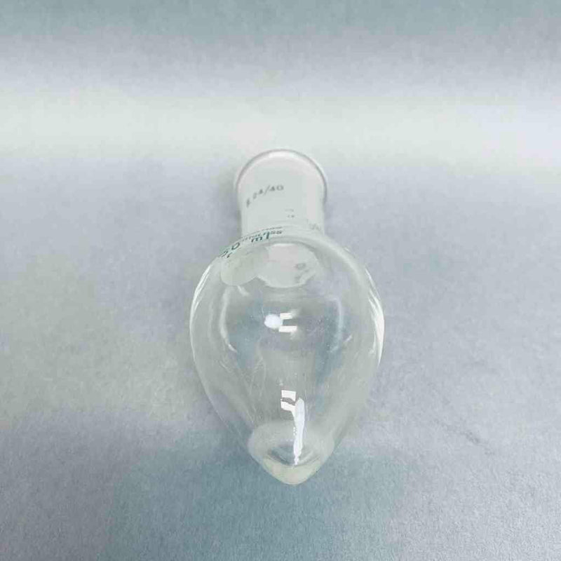 Chemglass Pear Shaped Flask 5 ml Heavy Wall 14/20 Outer Joint - Lot of 8 Flasks Jointed Glassware Chemglass