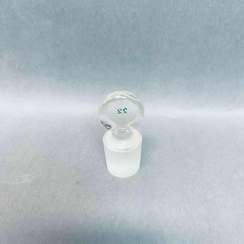 Chemglass Pennyhead Stopper #22 Solid Flask Length Lot of 9 Stoppers Jointed Glassware Chemglass