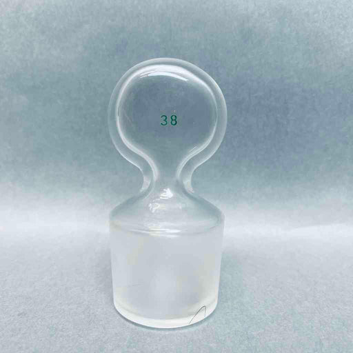 Chemglass Pennyhead Stopper #38 Hollow Flask Length Lot of 5 Stoppers Jointed Glassware Chemglass