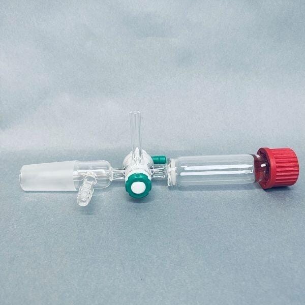 Chemglass Peptide Synthesis Vessel 25 ml 24/40 Joint GL 25 Medium Frit Glassware Chemglass