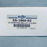 Chemglass Peptide Synthesis Vessel 25 ml 24/40 Joint GL 25 Medium Frit Glassware Chemglass