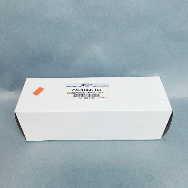 Chemglass Peptide Synthesis Vessel 50 ml 24/40 Joint GL 25 Medium Frit Glassware Chemglass