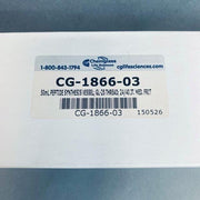 Chemglass Peptide Synthesis Vessel 50 ml 24/40 Joint GL 25 Medium Frit Glassware Chemglass