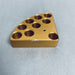 Chemglass Pie Wedge 9 Place for 4 ml Vials 15 x 45 mm Gold Heat Block Lab Equipment::Hotplates, Stirrers & Mantles Chemglass